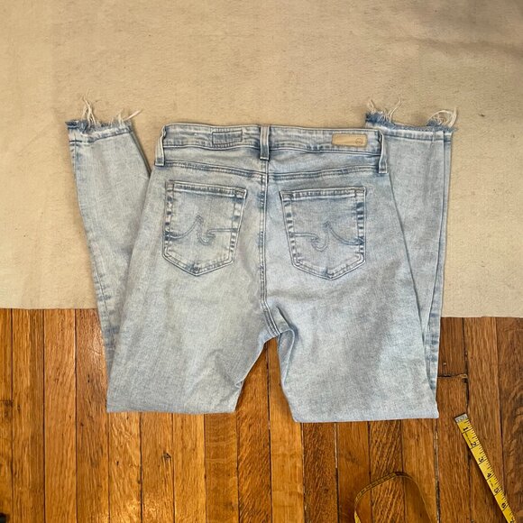 Adriano Goldschmied AG light wash raw hem jeans - Picture 7 of 7